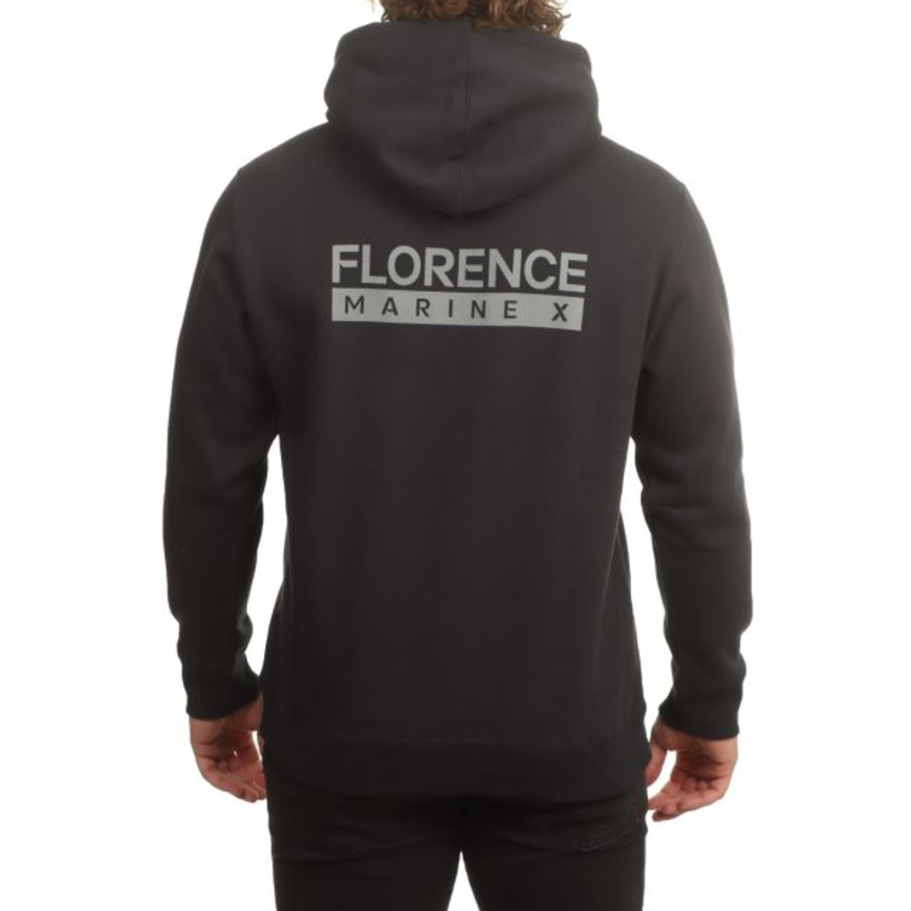 NEW! Florence Marine X Size Large Burgee 2.0 Hoodie Black $85 Organic Cotton